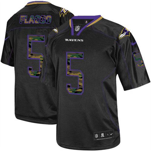 Nike Ravens #5 Joe Flacco Black Men's Stitched NFL Elite Camo Fashion Jersey Nike Ravens #5 Joe Flacco Black Men's Stitched NFL Elite Camo Fashion Jersey