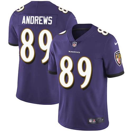 Nike Ravens #89 Mark Andrews Purple Team Color Men's Stitched NFL Vapor Untouchable Limited Jersey Nike Ravens #89 Mark Andrews Purple Team Color Men's Stitched NFL Vapor Untouchable Limited Jersey