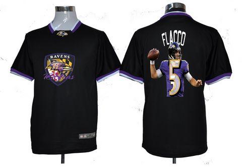 Nike Ravens #5 Joe Flacco Black Men's NFL Game All Star Fashion Jersey Nike Ravens #5 Joe Flacco Black Men's NFL Game All Star Fashion Jersey