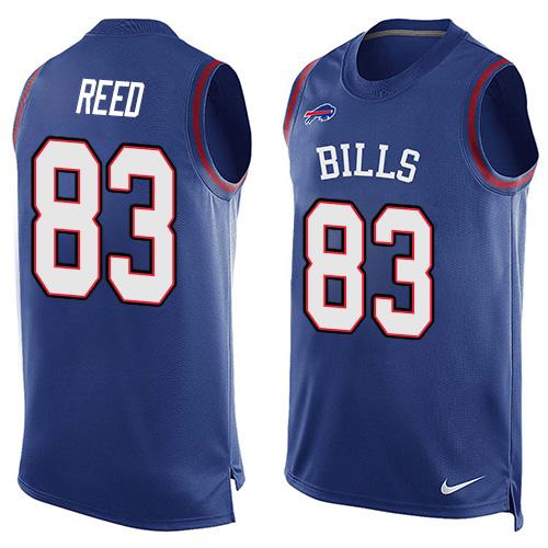 Nike Bills #83 Andre Reed Royal Blue Team Color Men's Stitched NFL Limited Tank Top Jersey Nike Bills #83 Andre Reed Royal Blue Team Color Men's Stitched NFL Limited Tank Top Jersey