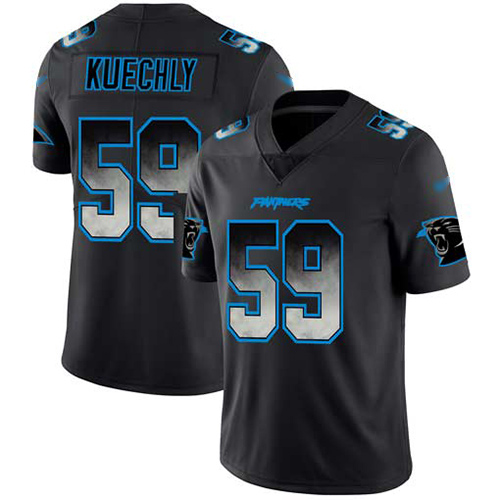 Nike Panthers #59 Luke Kuechly Black Men's Stitched NFL Vapor Untouchable Limited Smoke Fashion Jersey Nike Panthers #59 Luke Kuechly Black Men's Stitched NFL Vapor Untouchable Limited Smoke Fashion Jersey