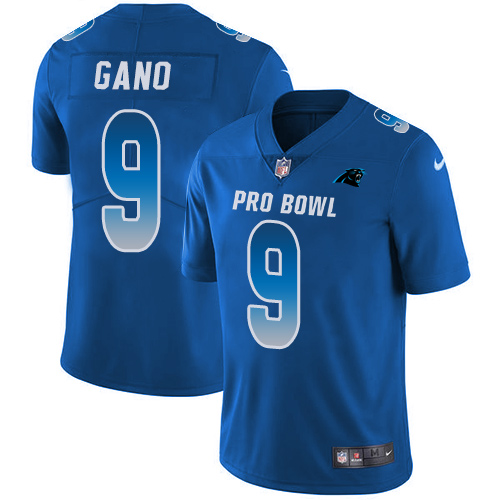 Nike Panthers #9 Graham Gano Royal Men's Stitched NFL Limited NFC 2018 Pro Bowl Jersey Nike Panthers #9 Graham Gano Royal Men's Stitched NFL Limited NFC 2018 Pro Bowl Jersey