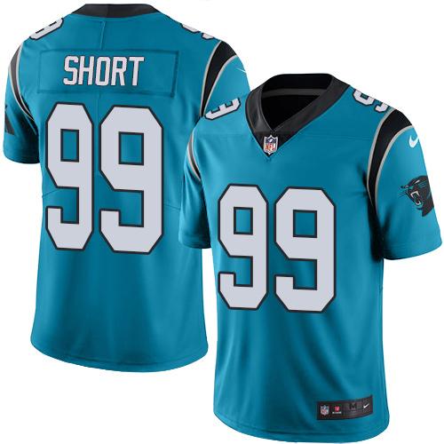 Nike Panthers #99 Kawann Short Blue Alternate Men's Stitched NFL Vapor Untouchable Limited Jersey Nike Panthers #99 Kawann Short Blue Alternate Men's Stitched NFL Vapor Untouchable Limited Jersey