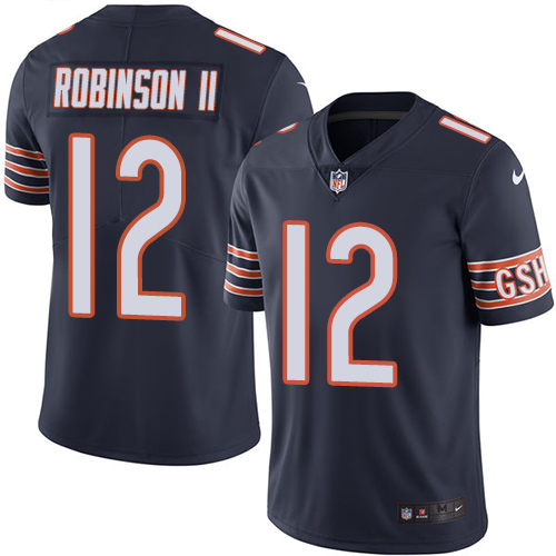 Nike Bears #12 Allen Robinson II Navy Blue Team Color Men's Stitched NFL Vapor Untouchable Limited Jersey Nike Bears #12 Allen Robinson II Navy Blue Team Color Men's Stitched NFL Vapor Untouchable Limited Jersey