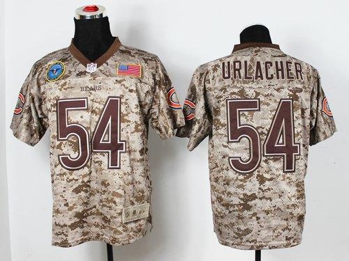 Nike Bears #54 Brian Urlacher Camo Men's Stitched NFL New Elite USMC Jersey Nike Bears #54 Brian Urlacher Camo Men's Stitched NFL New Elite USMC Jersey