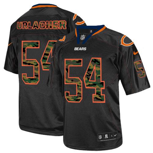 Nike Bears #54 Brian Urlacher Black Men's Stitched NFL Elite Camo Fashion Jersey Nike Bears #54 Brian Urlacher Black Men's Stitched NFL Elite Camo Fashion Jersey
