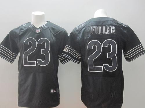 Nike Bears #23 Kyle Fuller Black Shadow Men's Stitched NFL Elite Jersey Nike Bears #23 Kyle Fuller Black Shadow Men's Stitched NFL Elite Jersey
