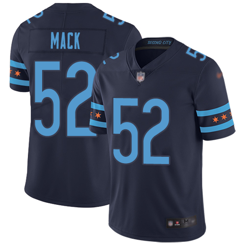 Nike Bears #52 Khalil Mack Navy Blue Team Color Men's Stitched NFL Limited City Edition Jersey Nike Bears #52 Khalil Mack Navy Blue Team Color Men's Stitched NFL Limited City Edition Jersey