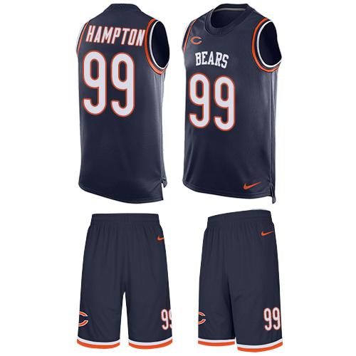 Nike Bears #99 Dan Hampton Navy Blue Team Color Men's Stitched NFL Limited Tank Top Suit Jersey Nike Bears #99 Dan Hampton Navy Blue Team Color Men's Stitched NFL Limited Tank Top Suit Jersey