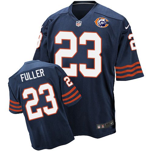 Nike Bears #23 Kyle Fuller Navy Blue Throwback Men's Stitched NFL Elite Jersey Nike Bears #23 Kyle Fuller Navy Blue Throwback Men's Stitched NFL Elite Jersey