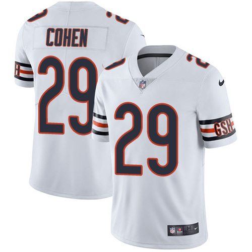 Nike Bears #29 Tarik Cohen White Men's Stitched NFL Vapor Untouchable Limited Jersey Nike Bears #29 Tarik Cohen White Men's Stitched NFL Vapor Untouchable Limited Jersey