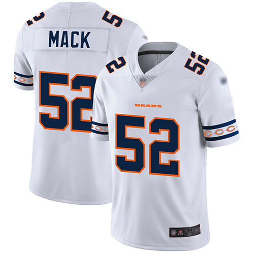 Nike Bears #52 Khalil Mack White Men's Stitched NFL Limited Team Logo Fashion Jersey Nike Bears #52 Khalil Mack White Men's Stitched NFL Limited Team Logo Fashion Jersey