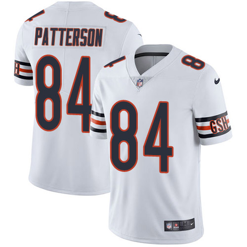 Nike Bears #84 Cordarrelle Patterson White Men's Stitched NFL Vapor Untouchable Limited Jersey Nike Bears #84 Cordarrelle Patterson White Men's Stitched NFL Vapor Untouchable Limited Jersey