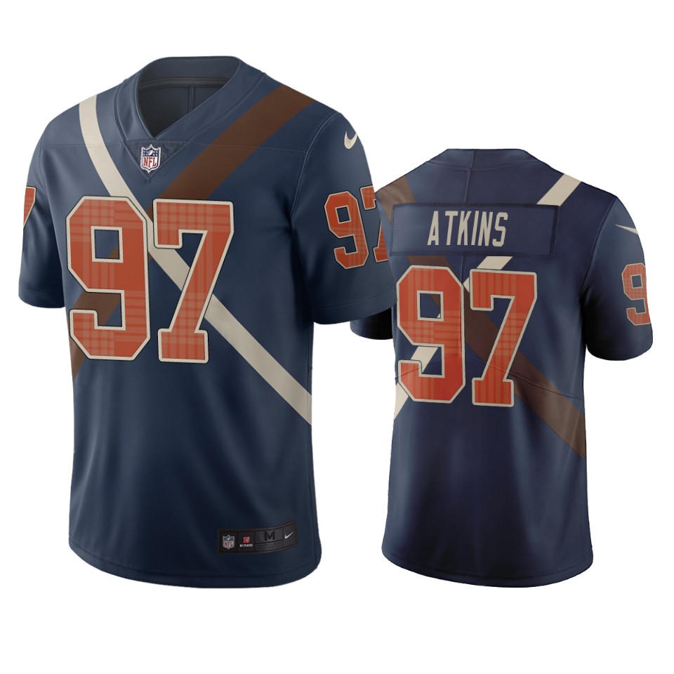 Cincinnati Bengals #97 Geno Atkins Navy Vapor Limited City Edition NFL Jersey Cincinnati Bengals #97 Geno Atkins Navy Vapor Limited City Edition NFL Jersey