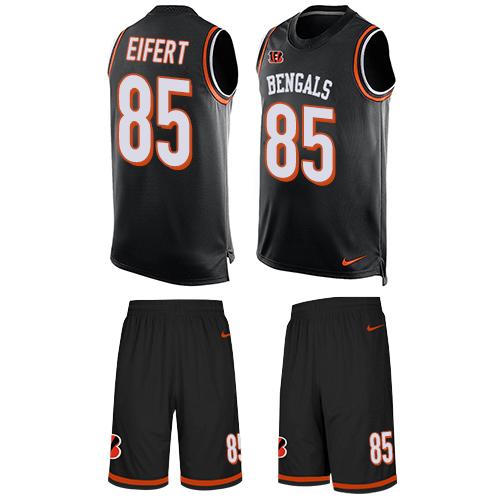 Nike Bengals #85 Tyler Eifert Black Team Color Men's Stitched NFL Limited Tank Top Suit Jersey Nike Bengals #85 Tyler Eifert Black Team Color Men's Stitched NFL Limited Tank Top Suit Jersey