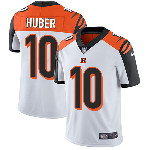 Nike Bengals #10 Kevin Huber White Men's Stitched NFL Vapor Untouchable Limited Jersey Nike Bengals #10 Kevin Huber White Men's Stitched NFL Vapor Untouchable Limited Jersey
