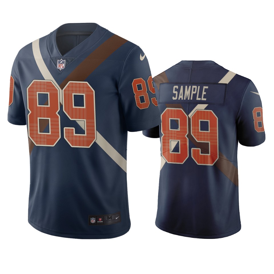 Cincinnati Bengals #89 Drew Sample Navy Vapor Limited City Edition NFL Jersey Cincinnati Bengals #89 Drew Sample Navy Vapor Limited City Edition NFL Jersey