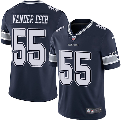 Nike Cowboys #55 Leighton Vander Esch Navy Blue Team Color Men's Stitched NFL Vapor Untouchable Limited Jersey Nike Cowboys #55 Leighton Vander Esch Navy Blue Team Color Men's Stitched NFL Vapor Untouchable Limited Jersey