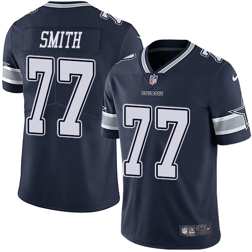 Nike Cowboys #77 Tyron Smith Navy Blue Team Color Men's Stitched NFL Vapor Untouchable Limited Jersey Nike Cowboys #77 Tyron Smith Navy Blue Team Color Men's Stitched NFL Vapor Untouchable Limited Jersey