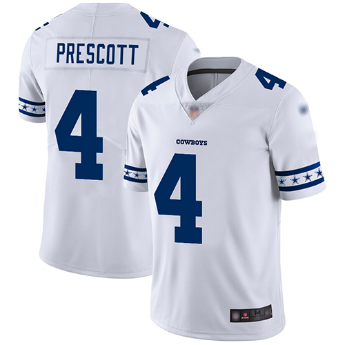 Nike Cowboys #4 Dak Prescott White Men's Stitched NFL Limited Team Logo Fashion Jersey Nike Cowboys #4 Dak Prescott White Men's Stitched NFL Limited Team Logo Fashion Jersey