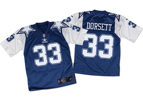 Nike Cowboys #33 Tony Dorsett Navy Blue/White Throwback Men's Stitched NFL Elite Jersey Nike Cowboys #33 Tony Dorsett Navy Blue/White Throwback Men's Stitched NFL Elite Jersey