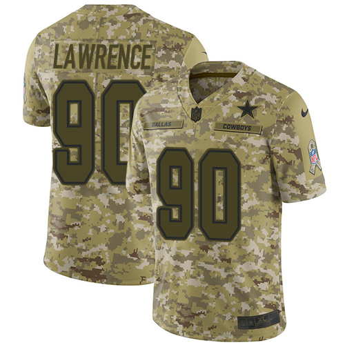 Nike Cowboys #90 Demarcus Lawrence Camo Men's Stitched NFL Limited 2018 Salute To Service Jersey Nike Cowboys #90 Demarcus Lawrence Camo Men's Stitched NFL Limited 2018 Salute To Service Jersey
