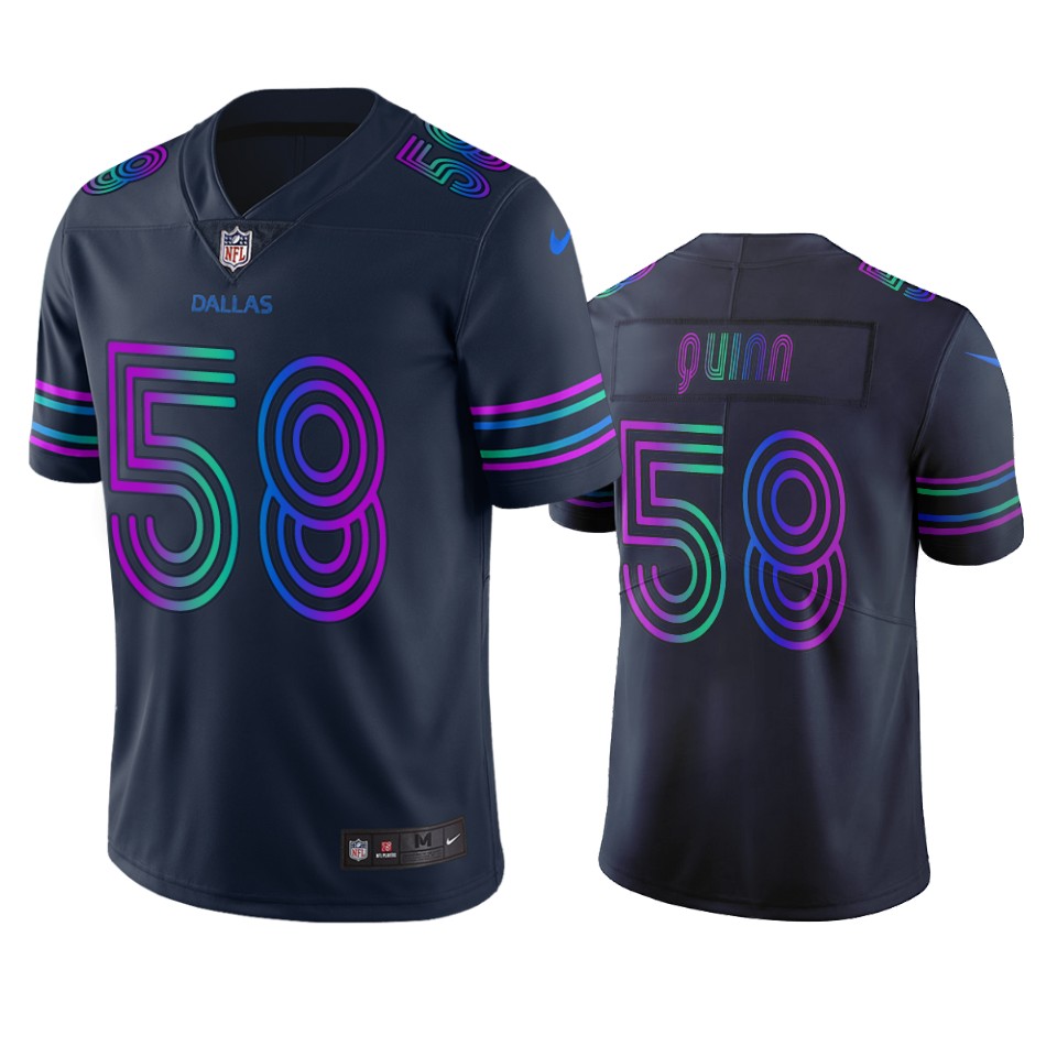 Dallas Cowboys #58 Robert Quinn Navy Vapor Limited City Edition NFL Jersey Dallas Cowboys #58 Robert Quinn Navy Vapor Limited City Edition NFL Jersey