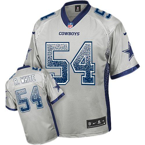 Nike Cowboys #54 Randy White Grey Men's Stitched NFL Elite Drift Fashion Jersey Nike Cowboys #54 Randy White Grey Men's Stitched NFL Elite Drift Fashion Jersey