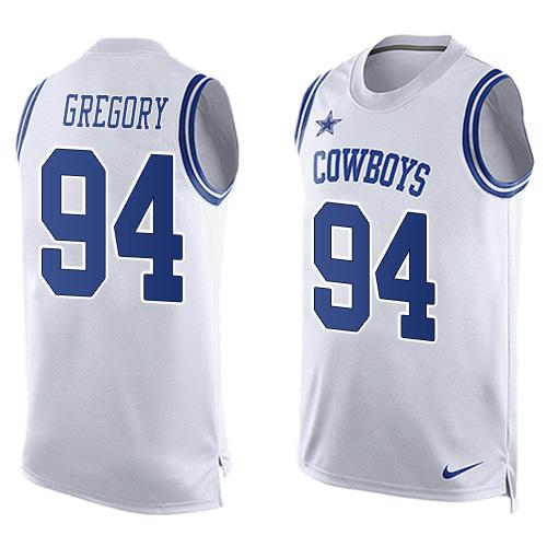 Nike Cowboys #94 Randy Gregory White Men's Stitched NFL Limited Tank Top Jersey Nike Cowboys #94 Randy Gregory White Men's Stitched NFL Limited Tank Top Jersey