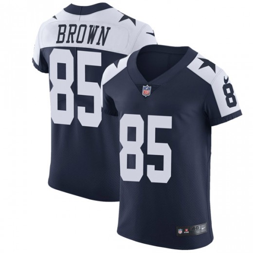 Nike Cowboys #85 Noah Brown Navy Blue Thanksgiving Men's Stitched NFL Vapor Untouchable Throwback Elite Jersey Nike Cowboys #85 Noah Brown Navy Blue Thanksgiving Men's Stitched NFL Vapor Untouchable Throwback Elite Jersey