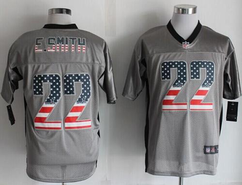 Nike Cowboys #22 Emmitt Smith Grey Men's Stitched NFL Elite USA Flag Fashion Jersey Nike Cowboys #22 Emmitt Smith Grey Men's Stitched NFL Elite USA Flag Fashion Jersey