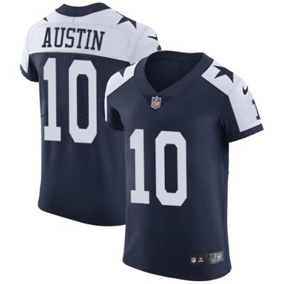 Nike Cowboys #10 Tavon Austin Navy Blue Thanksgiving Men's Stitched NFL Vapor Untouchable Elite Throwback Jersey Nike Cowboys #10 Tavon Austin Navy Blue Thanksgiving Men's Stitched NFL Vapor Untouchable Elite Throwback Jersey