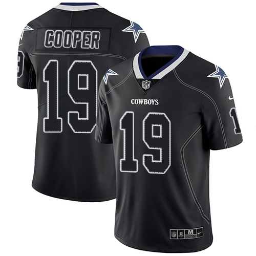 Nike Cowboys #19 Amari Cooper Lights Out Black Men's Stitched NFL Limited Rush Jersey Nike Cowboys #19 Amari Cooper Lights Out Black Men's Stitched NFL Limited Rush Jersey