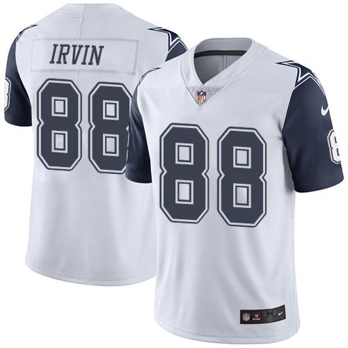 Nike Cowboys #88 Michael Irvin White Men's Stitched NFL Limited Rush Jersey Nike Cowboys #88 Michael Irvin White Men's Stitched NFL Limited Rush Jersey