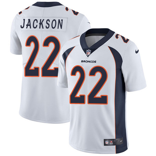 Nike Broncos #22 Kareem Jackson White Men's Stitched NFL Vapor Untouchable Limited Jersey Nike Broncos #22 Kareem Jackson White Men's Stitched NFL Vapor Untouchable Limited Jersey
