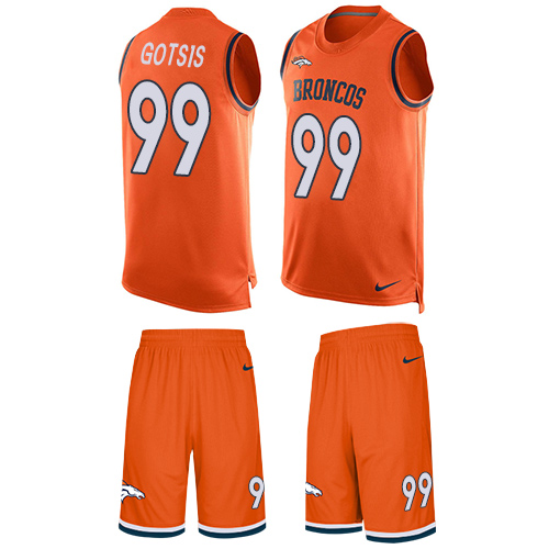 Nike Broncos #99 Adam Gotsis Orange Team Color Men's Stitched NFL Limited Tank Top Suit Jersey Nike Broncos #99 Adam Gotsis Orange Team Color Men's Stitched NFL Limited Tank Top Suit Jersey
