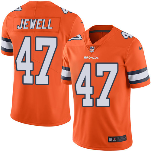 Nike Broncos #47 Josey Jewell Orange Men's Stitched NFL Limited Rush Jersey Nike Broncos #47 Josey Jewell Orange Men's Stitched NFL Limited Rush Jersey