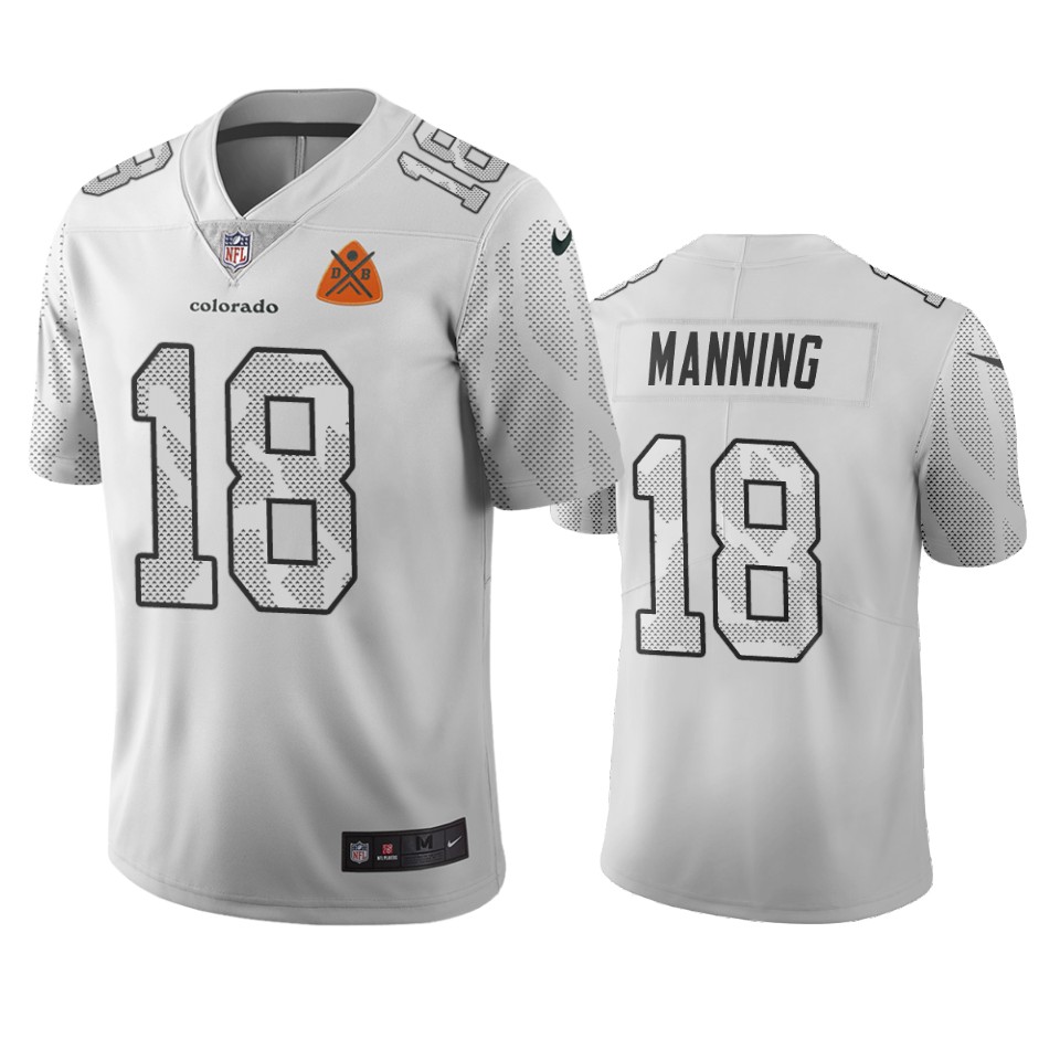 Denver Broncos #18 Peyton Manning White Vapor Limited City Edition NFL Jersey Denver Broncos #18 Peyton Manning White Vapor Limited City Edition NFL Jersey