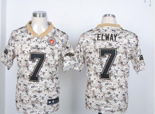 Nike Broncos #7 John Elway Camo USMC Men's Stitched NFL Elite Jersey Nike Broncos #7 John Elway Camo USMC Men's Stitched NFL Elite Jersey