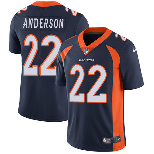 Nike Broncos #22 C.J. Anderson Navy Blue Alternate Men's Stitched NFL Vapor Untouchable Limited Jersey Nike Broncos #22 C.J. Anderson Navy Blue Alternate Men's Stitched NFL Vapor Untouchable Limited Jersey