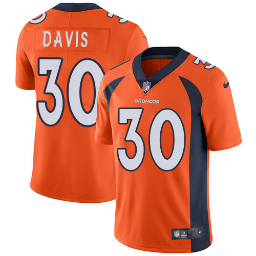 Nike Broncos #30 Terrell Davis Orange Team Color Men's Stitched NFL Vapor Untouchable Limited Jersey Nike Broncos #30 Terrell Davis Orange Team Color Men's Stitched NFL Vapor Untouchable Limited Jersey