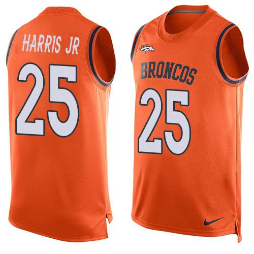 Nike Broncos #25 Chris Harris Jr Orange Team Color Men's Stitched NFL Limited Tank Top Jersey Nike Broncos #25 Chris Harris Jr Orange Team Color Men's Stitched NFL Limited Tank Top Jersey