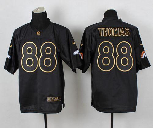 Nike Broncos #88 Demaryius Thomas Black Gold No. Fashion Men's Stitched NFL Elite Jersey Nike Broncos #88 Demaryius Thomas Black Gold No. Fashion Men's Stitched NFL Elite Jersey