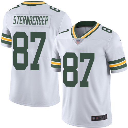 Nike Packers #87 Jace Sternberger White Men's Stitched NFL Vapor Untouchable Limited Jersey Nike Packers #87 Jace Sternberger White Men's Stitched NFL Vapor Untouchable Limited Jersey