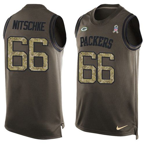 Nike Packers #66 Ray Nitschke Green Men's Stitched NFL Limited Salute To Service Tank Top Jersey Nike Packers #66 Ray Nitschke Green Men's Stitched NFL Limited Salute To Service Tank Top Jersey
