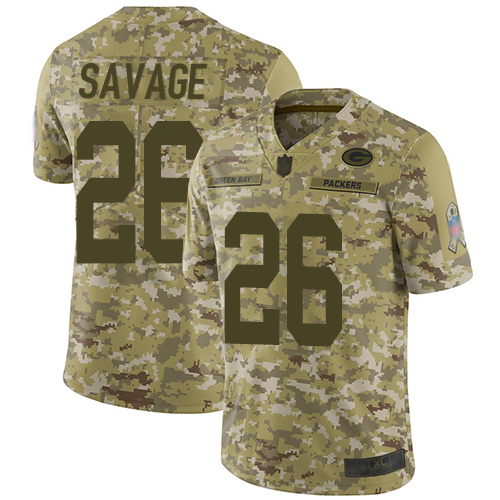 Nike Packers #26 Darnell Savage Camo Men's Stitched NFL Limited 2018 Salute To Service Jersey Nike Packers #26 Darnell Savage Camo Men's Stitched NFL Limited 2018 Salute To Service Jersey