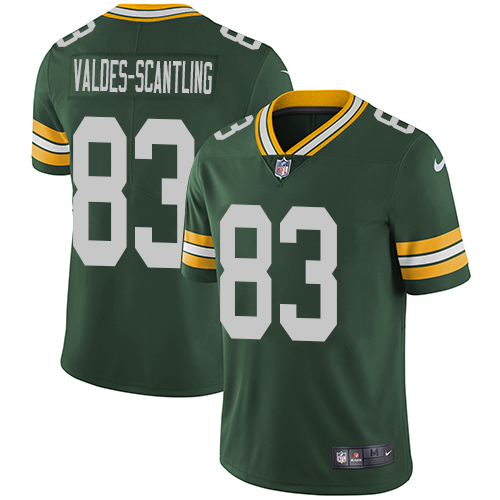 Nike Packers #83 Marquez Valdes-Scantling Green Team Color Men's Stitched NFL Vapor Untouchable Limited Jersey Nike Packers #83 Marquez Valdes-Scantling Green Team Color Men's Stitched NFL Vapor Untouchable Limited Jersey