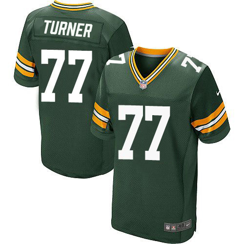 Nike Packers #77 Billy Turner Green Team Color Men's Stitched NFL Elite Jersey Nike Packers #77 Billy Turner Green Team Color Men's Stitched NFL Elite Jersey