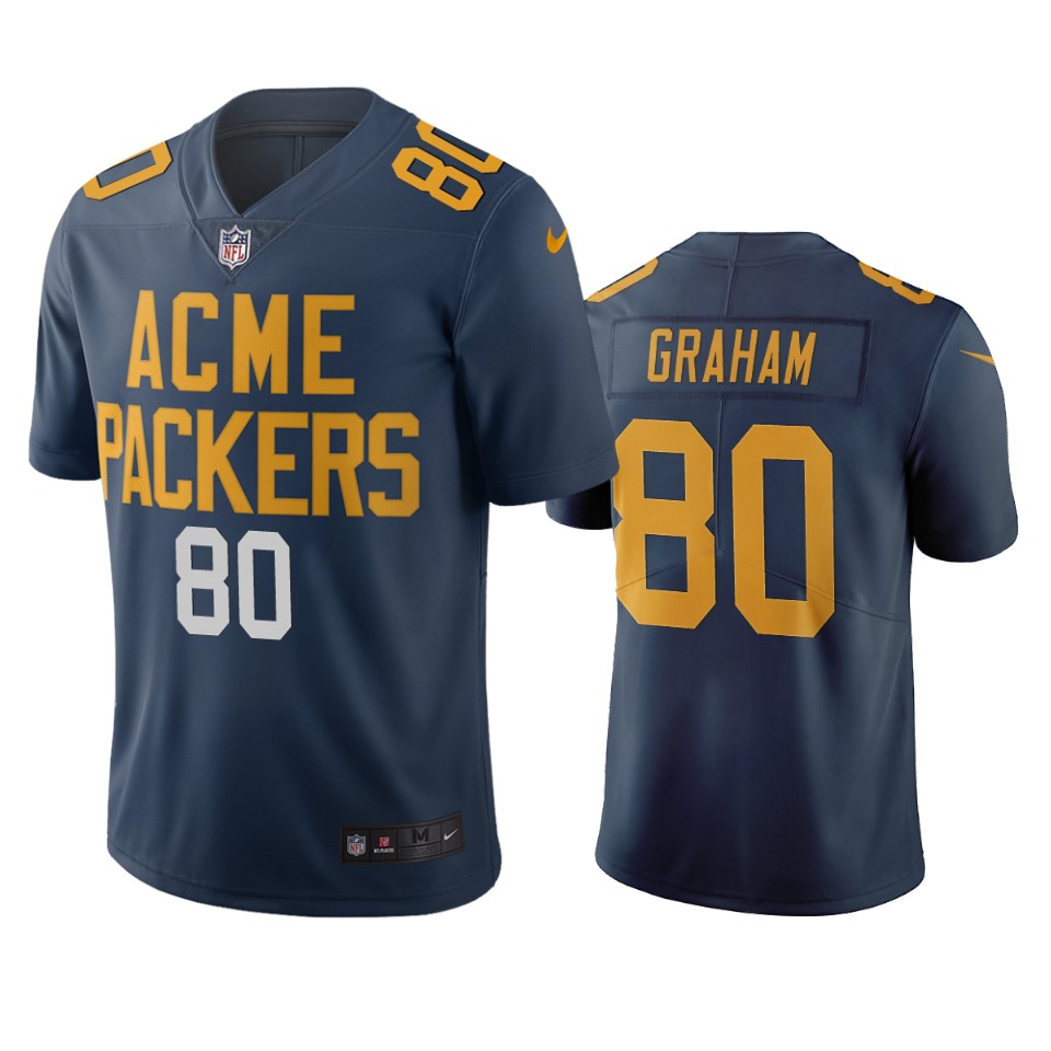 Green Bay Packers #80 Jimmy Graham Navy Vapor Limited City Edition NFL Jersey Green Bay Packers #80 Jimmy Graham Navy Vapor Limited City Edition NFL Jersey
