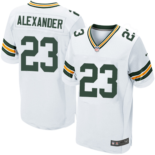Nike Packers #23 Jaire Alexander White Men's Stitched NFL Elite Jersey Nike Packers #23 Jaire Alexander White Men's Stitched NFL Elite Jersey